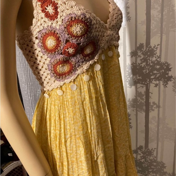 Size Small Lined Boho Sundress brand new - Picture 2 of 5